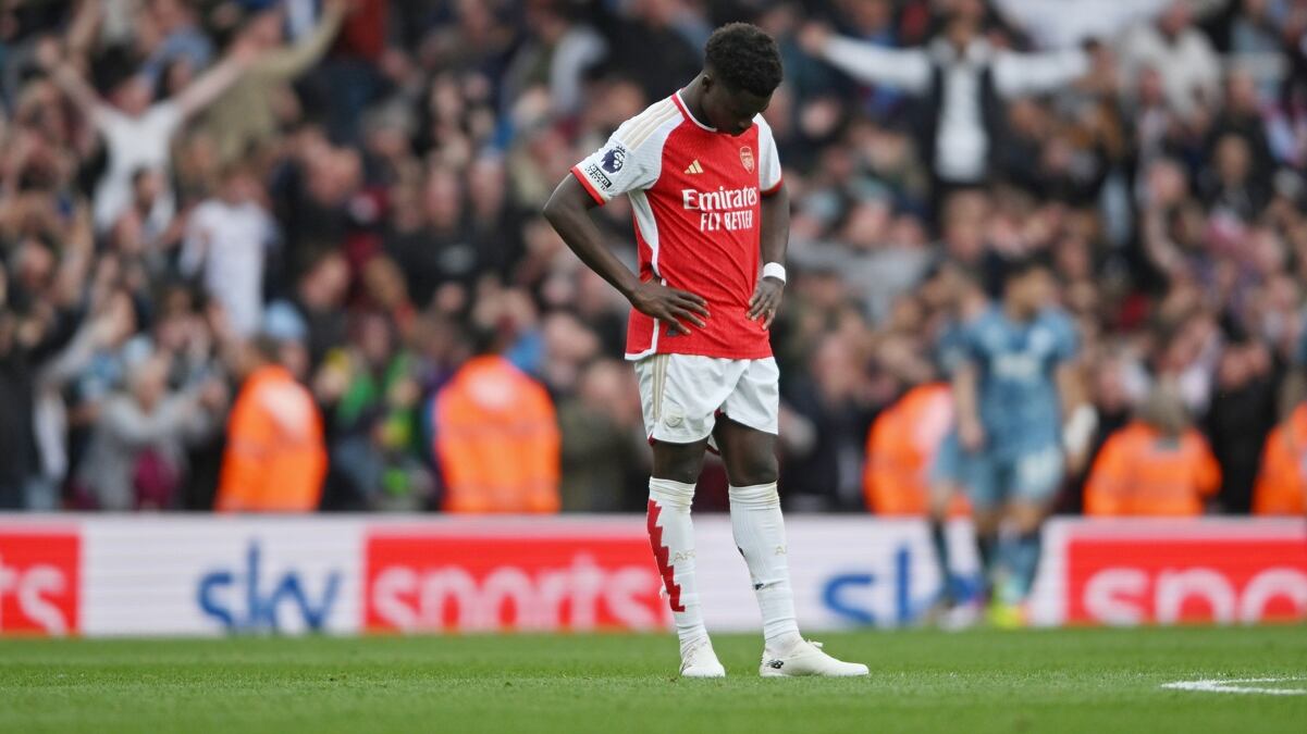 Bukayo Saka y la derrota del Arsenal