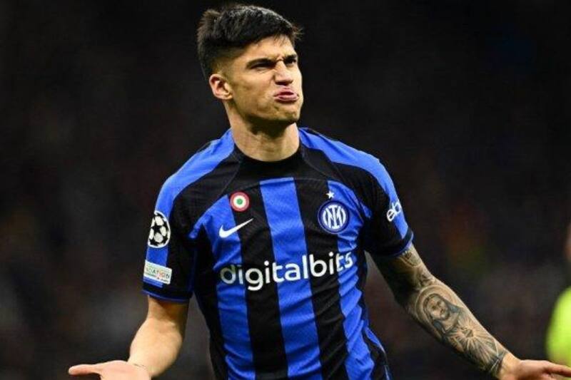 Joaquín Correa en su paso por el Inter de Milán.