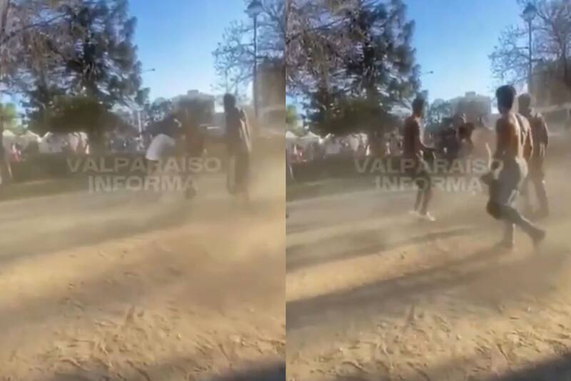 No hay detenidos. Crédito: Captura Valparaíso Informa.