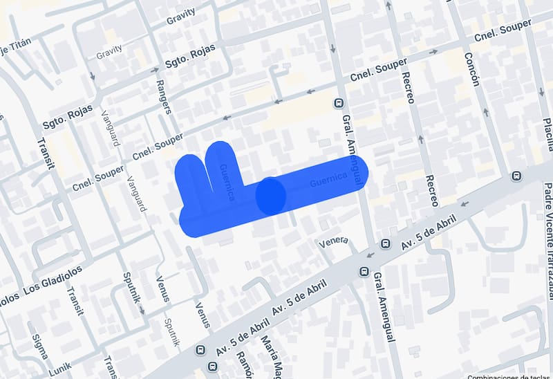 Zona afectada por interrupciones en esta comuna. Foto: Enel.