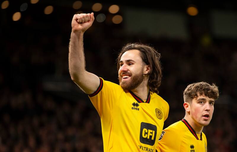 Ben Brereton en su paso por Sheffield United.