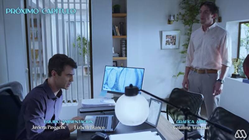 En la ficción de Mega, Samuel emplazará a Juan Pablo. Créditos: Captura Mega