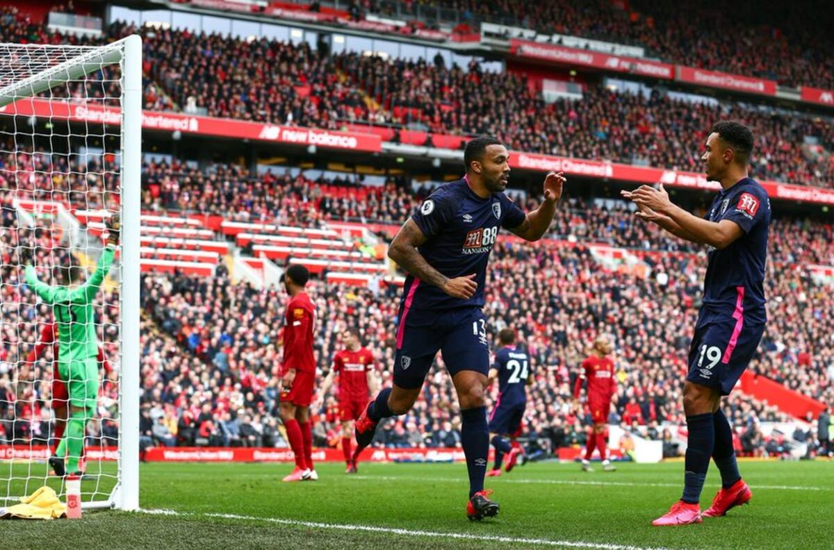 Bournemouth sorprende y se puso tempranamente en ventaja sobre el Liverpool