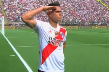 Se acercan al título: Rafael Santos Borré abrió la cuenta para River Plate