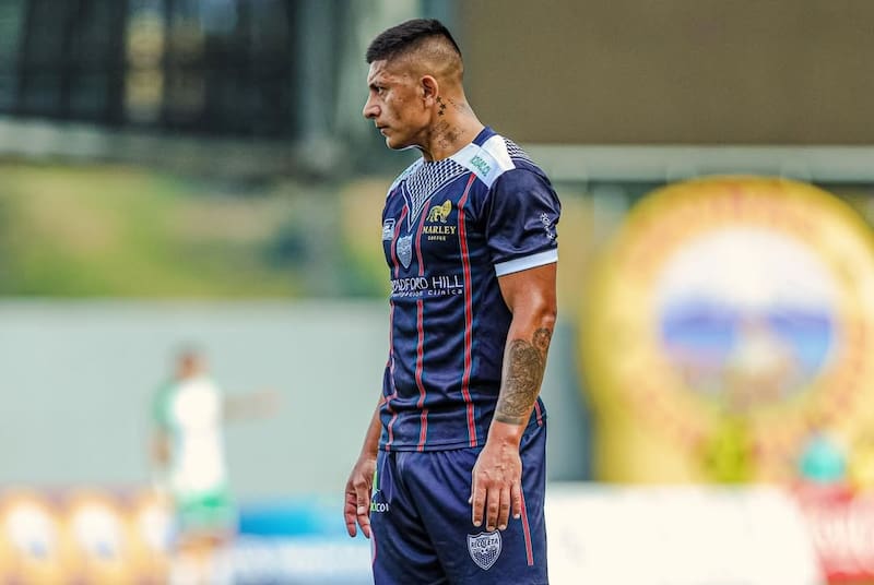 El delantero se ilusiona con nacionalizarse chileno y, si se dan las cosas, defender a la Selección Chilena. Foto: @german.estigarribia97.