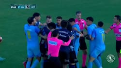 ¡A los golpes!: Partido en Uruguay terminó con cinco expulsados tras violenta pelea