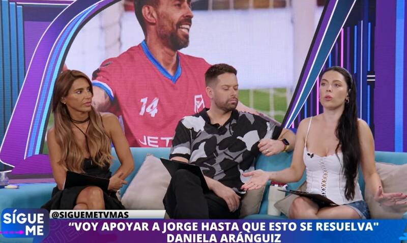 Daniela Aránguiz da su apoyo incondicional al Mago. Créditos: Pantallazo TV+