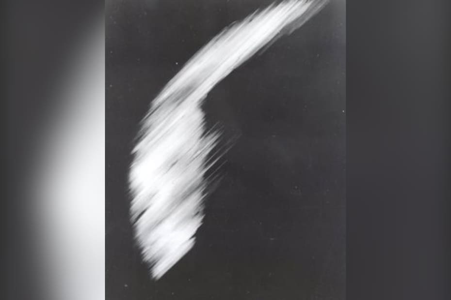 La imagen fue captada el 14 de agosto de 1959, una semana después del despegue del Explorer 6.