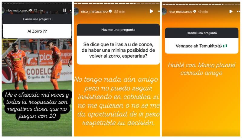 El volante respondió preguntas en Instagram