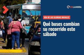 Conmemoración 21 de mayo: Conoce qué recorridos de micros sufrirán cambios este sábado en la Región Metropolitana