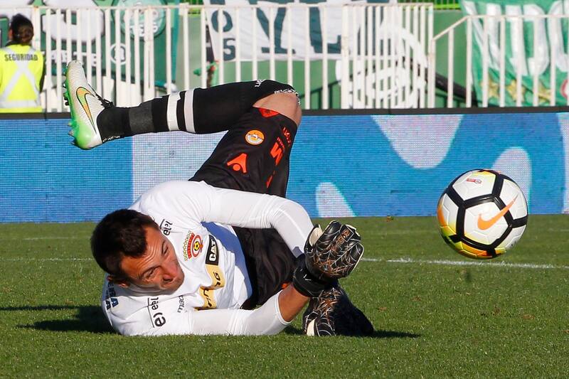 atajando en Cobreloa durante la temporada 2018. Foto: Aton.