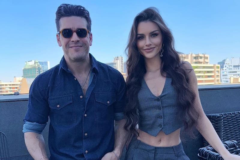 Nuestra actual Miss Chile subió varias fotos junto al actor en su Instagram.