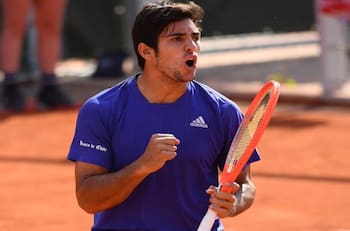 Cristian Garin debutó en el Masters de Roma con sólida victoria sobre Francesco Passaro