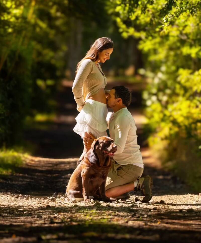 De esta forma la pareja anunció oficialmente esta nueva etapa de su familia. Créditos: @melinoto en Instagram.