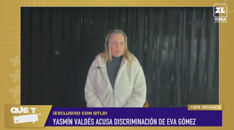 Yamín Valdés contó lamentable situación con Eva Gómez.