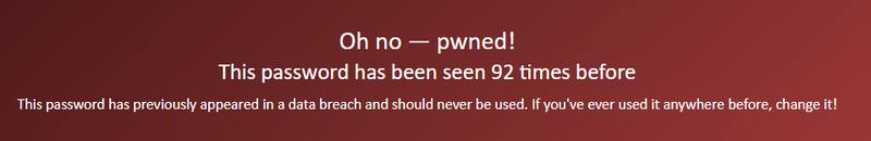 La página te indicará si tu clave fue robada.