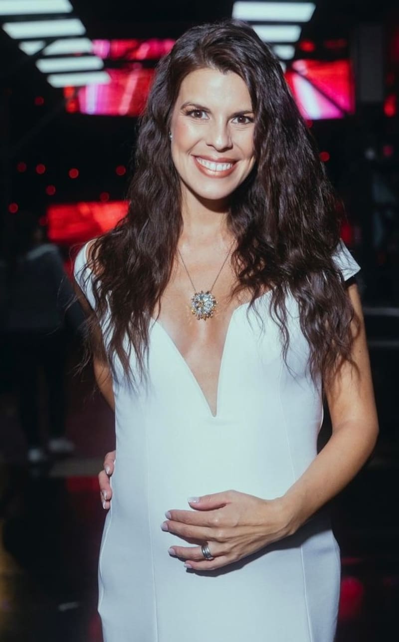 Natalia López tiene seis meses de embarazo.