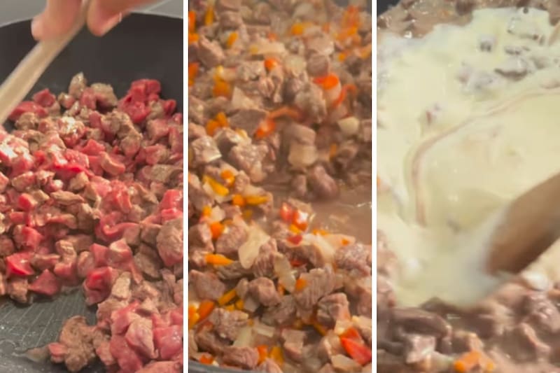 Es importante que las acelgas no lleven tallo para preparar este plato.
Créditos: IG @lasrecetasdelacami.