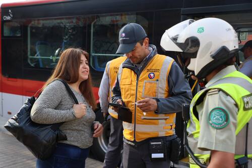 Las comunas y horarios en que se realizarán intensas ficalizaciones antievasión en buses de Red