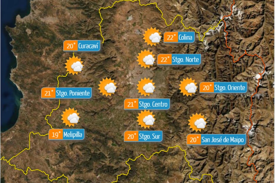 Este jueves, las máximas alcanzarán los 22° en algunos sectores de la región. Créditos: DMC
