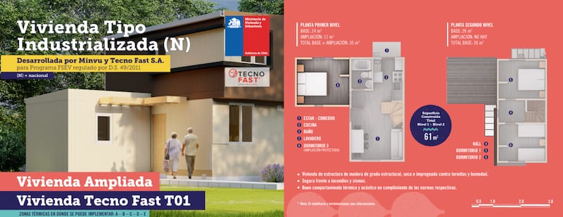 Revisa cómo es este modelo de tres habitaciones.