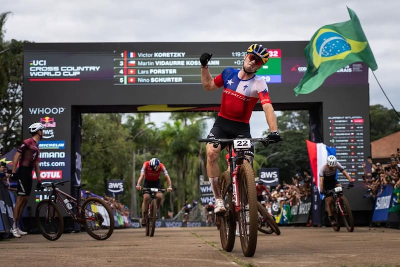 En la UCI MTB World Series.