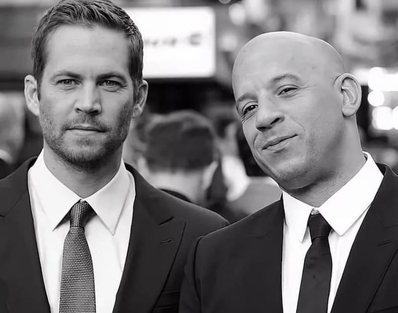 Con esta fotografía Vin Diesel rememoró a Paul Walker.