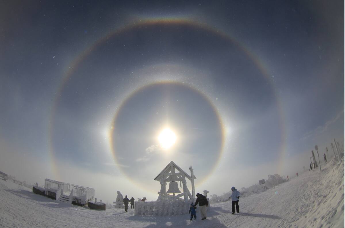 VIDEO | ¡Magia en el cielo! Conoce el asombroso efecto parhelio que se vio en los cielos de Suecia