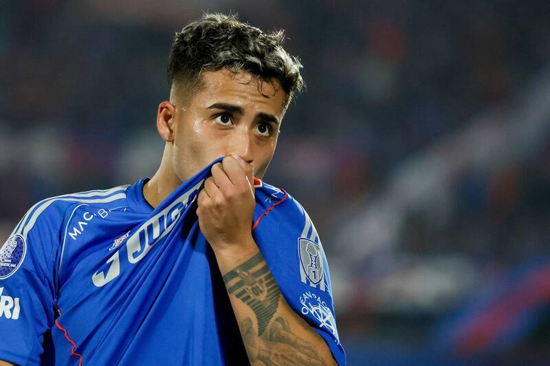 , figura de la U hoy en el triunfo ante Independiente. Foto: Agencia Aton.