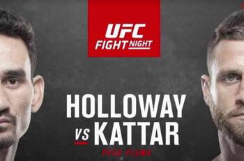 UFC Fight Night: Hora y dónde ver por TV el combate entre Max Holloway y Calvin Kattar