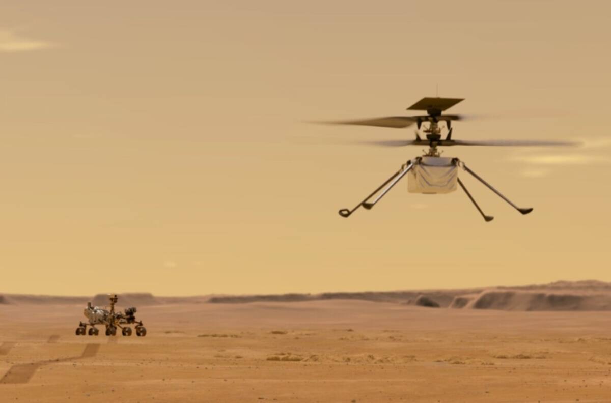 La NASA comenzó los preparativos para el despliegue del helicóptero Ingenuity en Marte