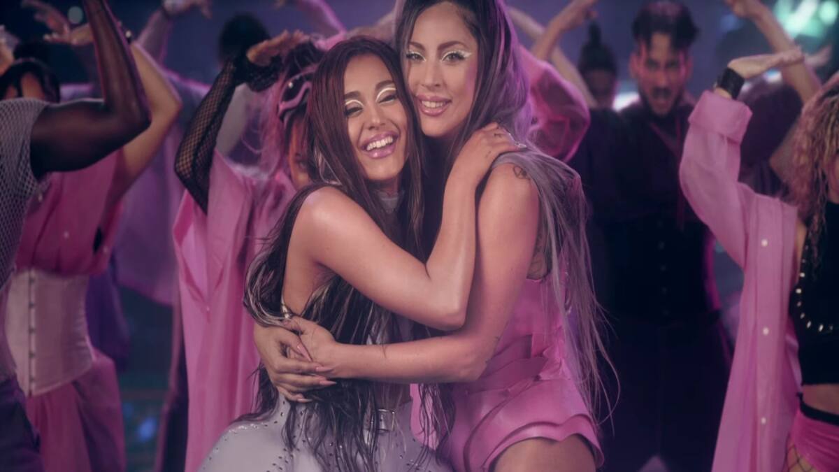 Lady Gaga y Ariana Grande estrenan video de nueva canción Rain on Me