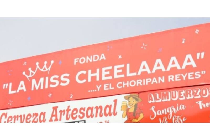 La Miss Chelaaaa y el choripán Reyes.
Créditos: X