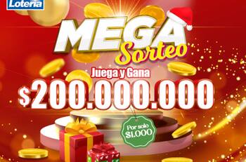 "Mega Sorteo" de Lotería entregó $220 millones en La Hora de Jugar: ¿De dónde es el número ganador?