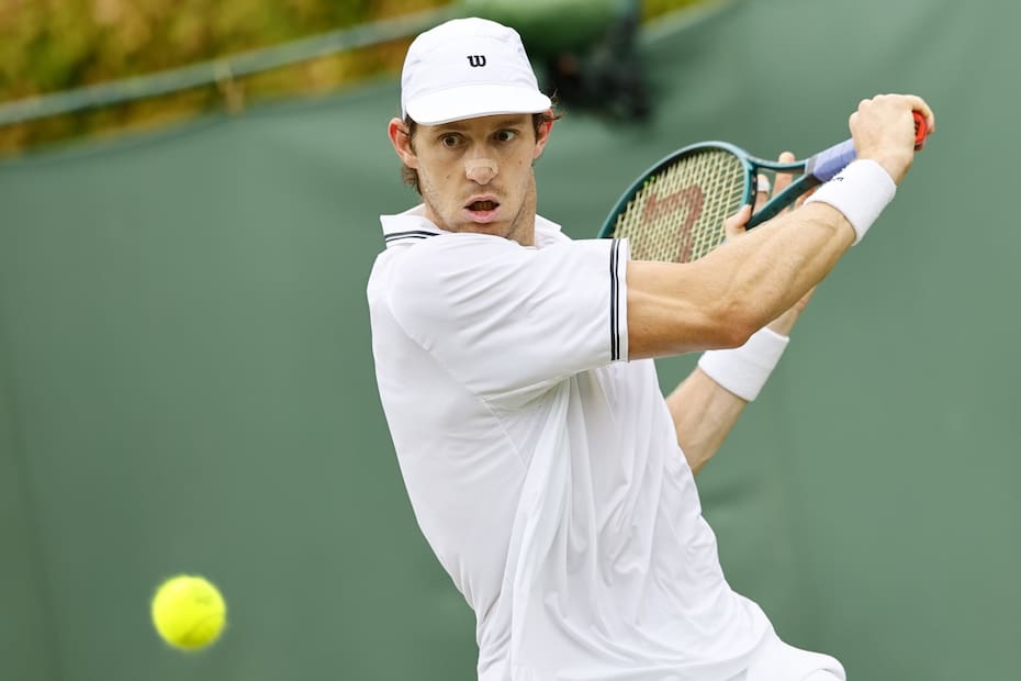El chileno en Wimbledon. Foto: EFE.
