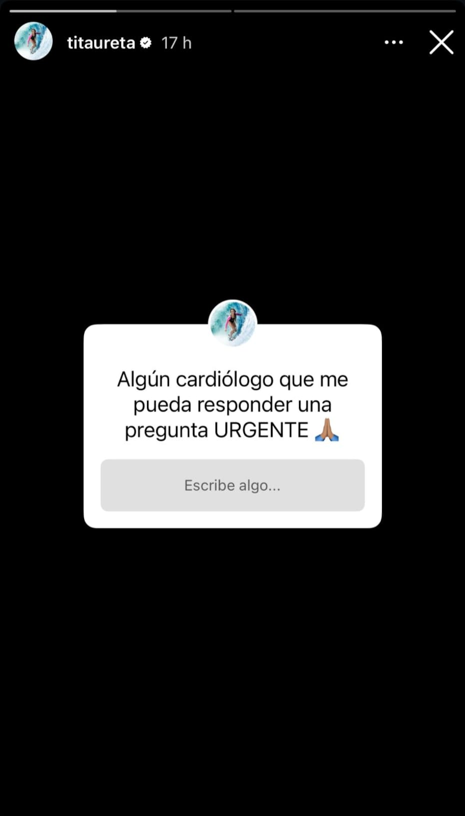 La personalidad de TV hizo una desesperada petición por redes sociales.