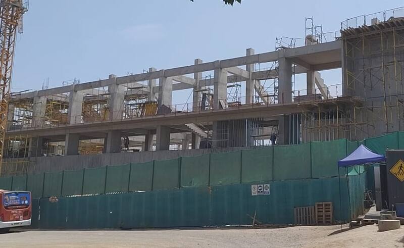 La tribuna Mario Lepe vista desde fuera. Foto: En Cancha.