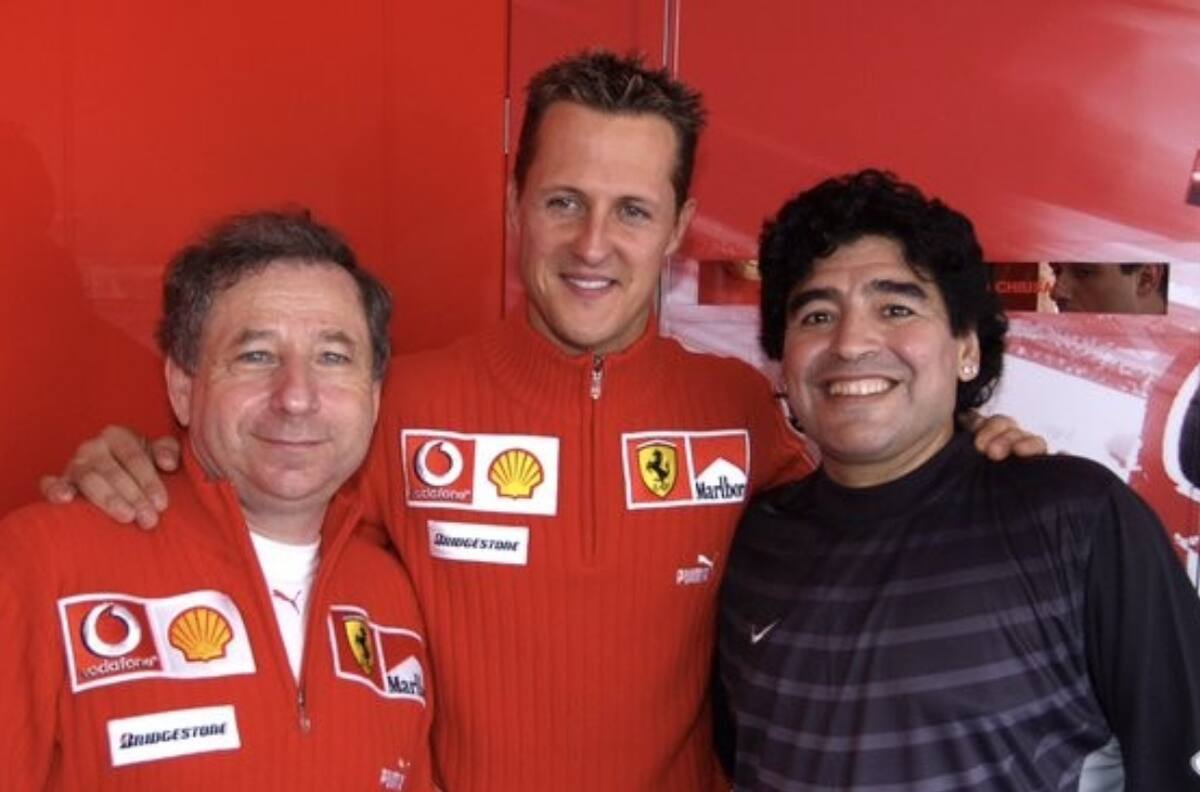 Desde Queen a Schumacher: 10 fotos históricas de Diego Maradona con otras estrellas mundiales