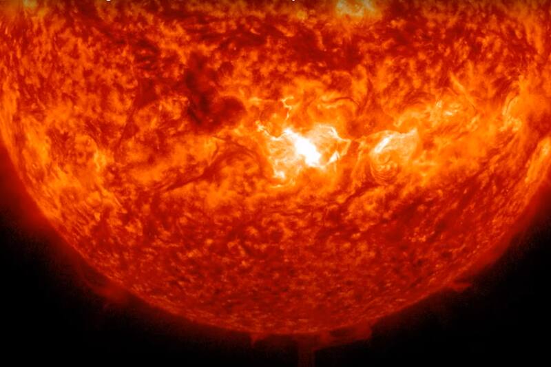 Revelan inéditas capturas de la actividad solar.