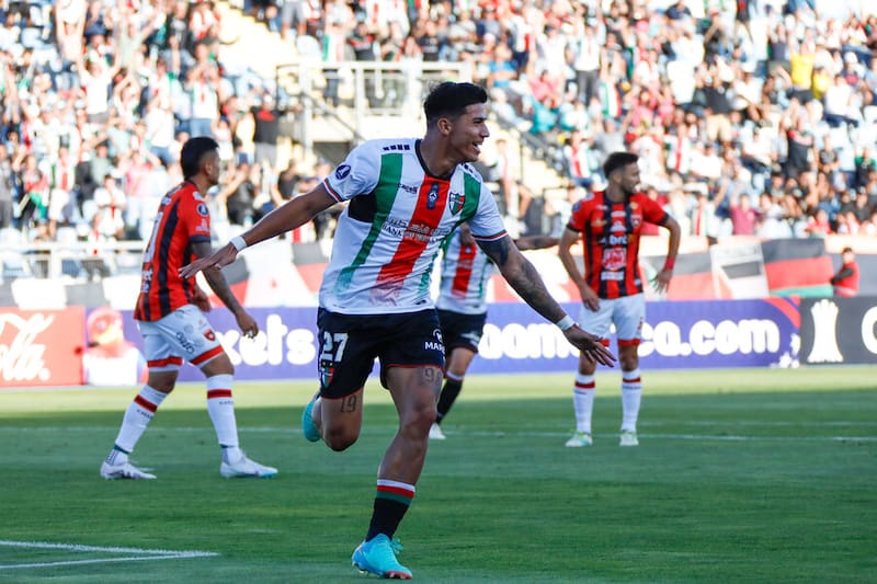 Palestino accedió a la siguiente fase de la Copa Libertadores tras vencer a Portuguesa. Foto: Aton.