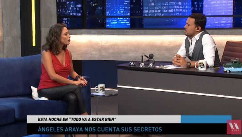 Ángeles Araya recordó la polémica que vivió tras asumir la conducción de "Aquí Somos Todos".