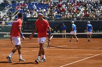 VIDEO | El match point del triunfo de Chile vs Kazajistán en dobles por Copa Davis