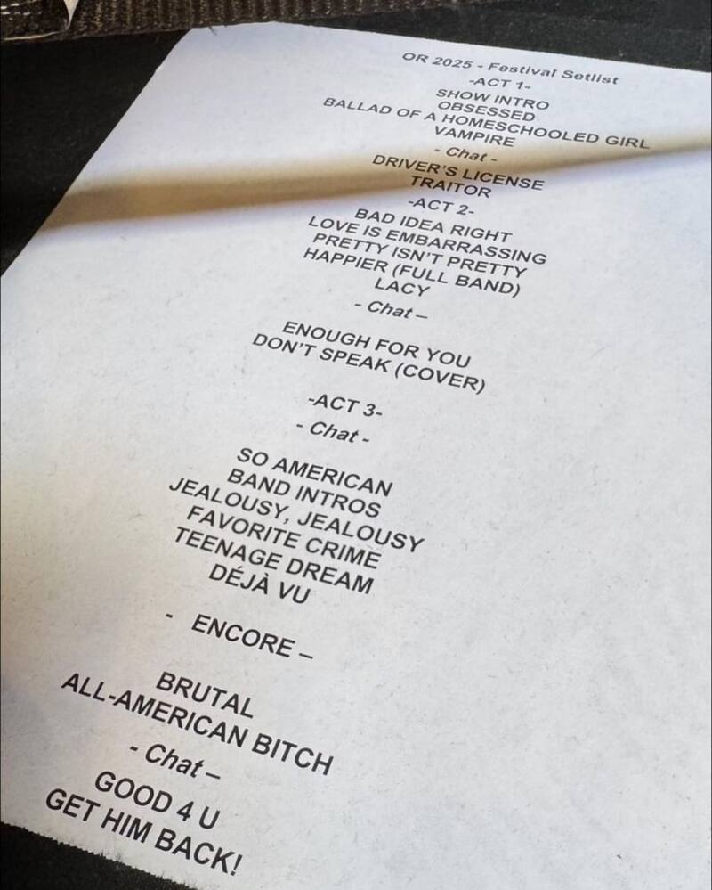 La imagen fue filtrada por los fanáticos de la cantante en redes sociales.