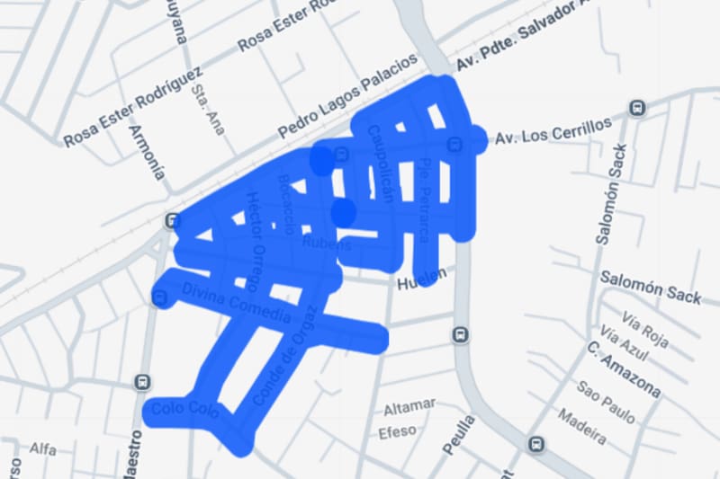 La comuna también tendrá cortes de luz durante este sábado 7 de febrero. Créditos: Enel.