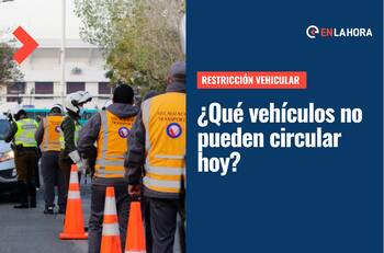 Restricción Vehicular | ¿Qué vehículos no pueden circular este miércoles 31 de agosto?