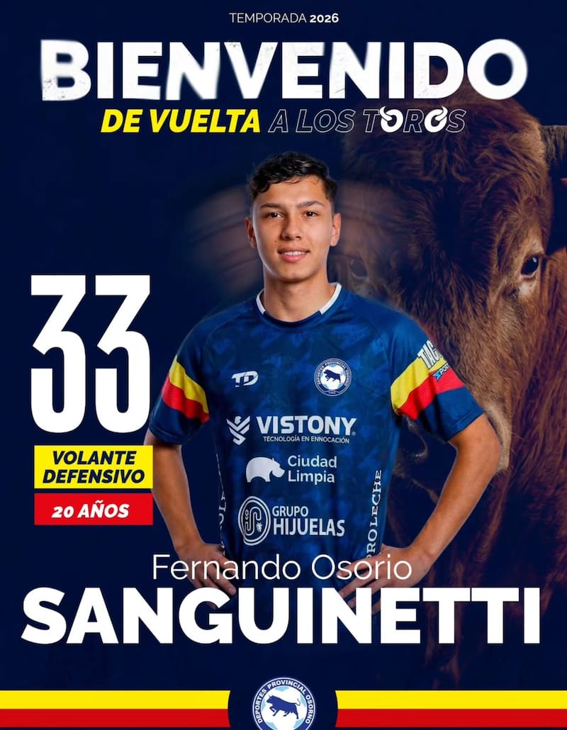 El volante fue presentado en Provincial Osorno.