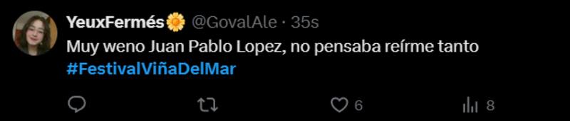 El humorista no convenció a algunos internautas.