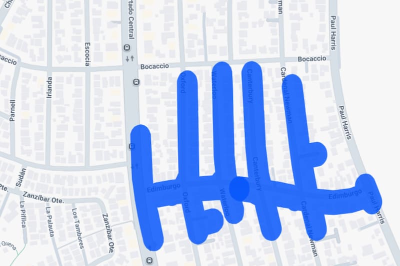 La interrupción en el suministro se debe a trabajos de mejoramiento en la red. Créditos: Enel.