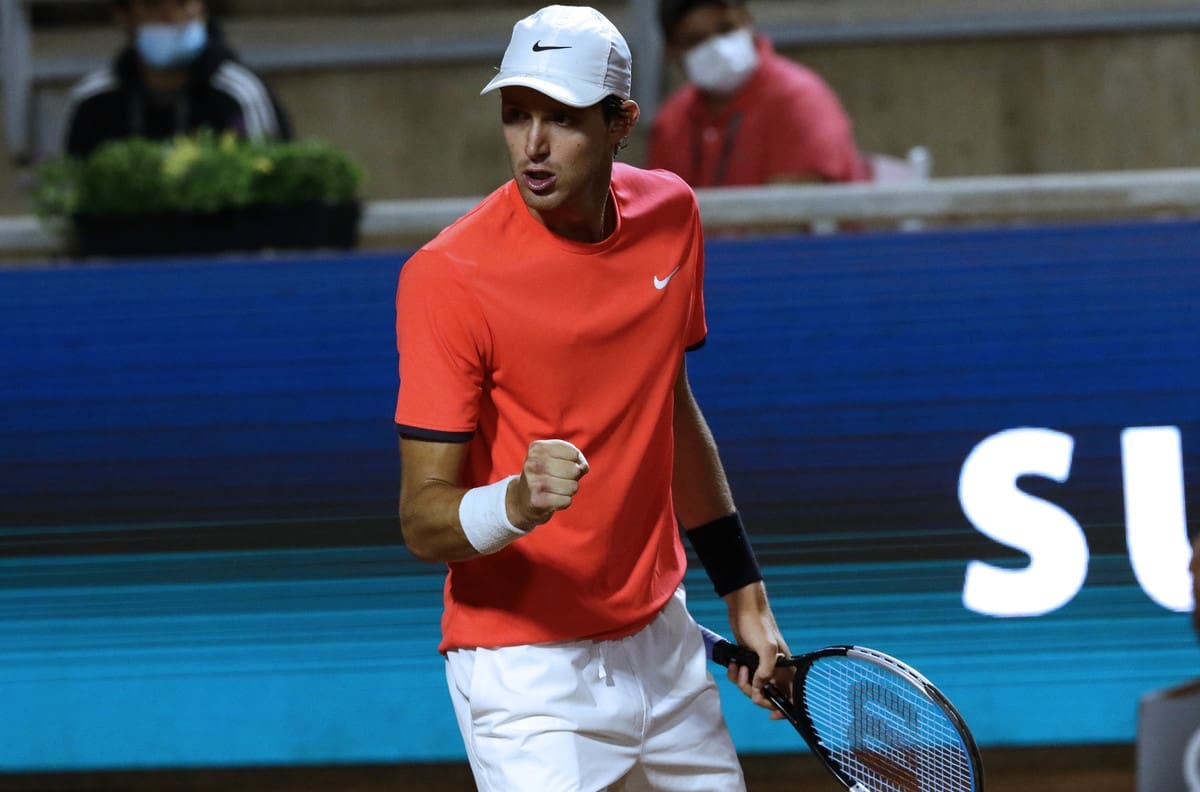 Nicolás Jarry tuvo que sufrir para instalarse en semifinales del Challenger de Ludenscheid