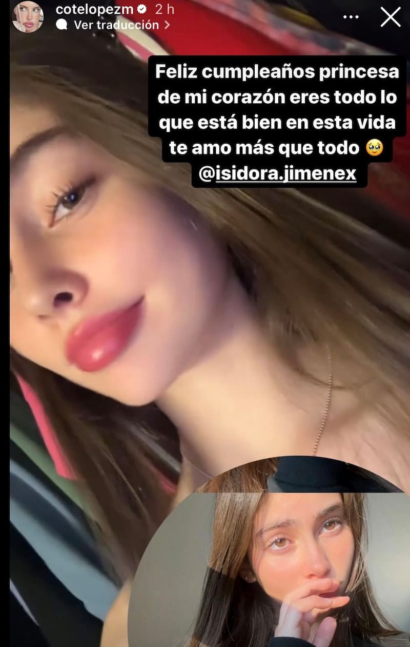 Isidora Jiménez cumple 14 años.